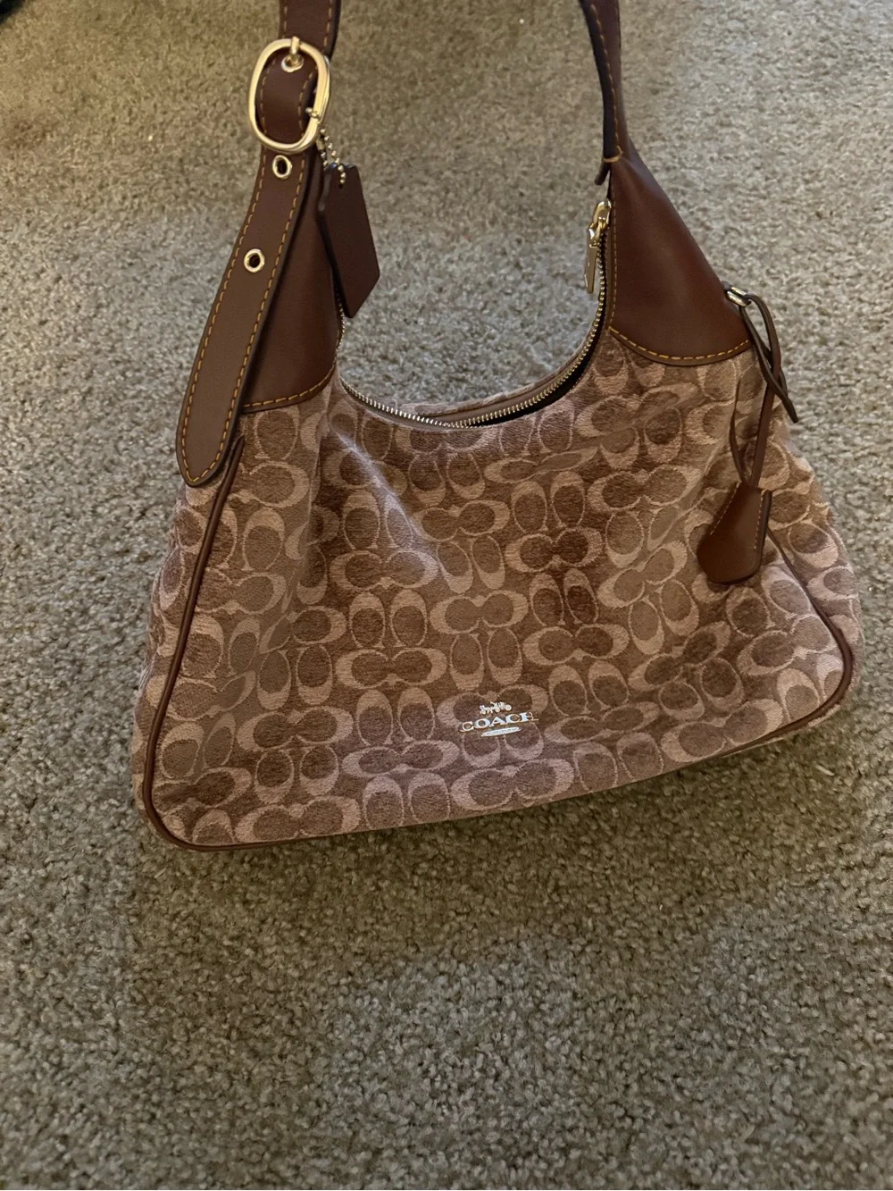 Coach Ella Shoulder Bag in Signature Chennille CCE49